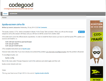 Tablet Screenshot of codegood.com